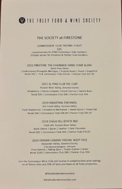FFWS Tasting