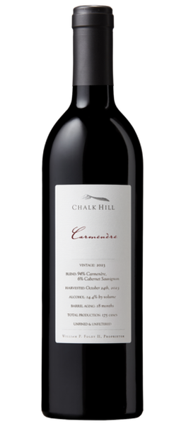 2023 Chalk Hill Carm&eacute;n&egrave;re, Chalk Hill