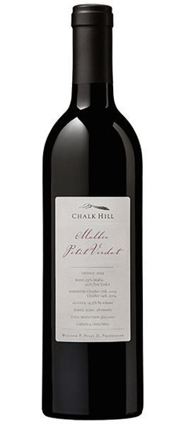 2019 Chalk Hill Malbec Petit Verdot, Chalk Hill