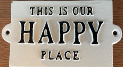 Happy Place Sign