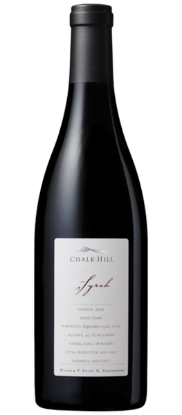 2022 Chalk Hill Estate Syrah, Sonoma County,  2022 Chalk Hill Estate Syrah, Sonoma County