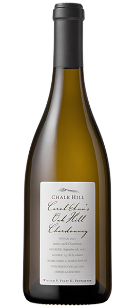 2021 Chalk Hill Carol Ann's Oak Hill Chardonnay, Chalk Hill