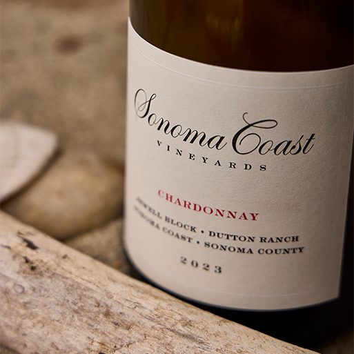 A close up of Sonoma Coast Vineyards Chardonnay